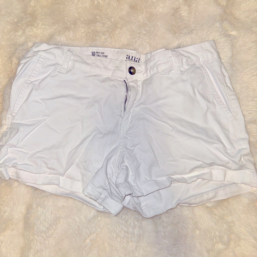 Ana size 10 white shorts
